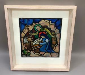 Dowling William 1907-1980,Design for stained glass 'The Nativity',Morphets GB 2022-07-09