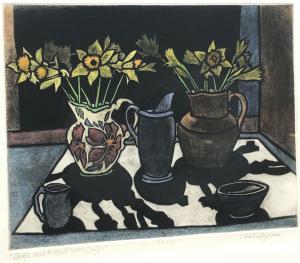 DOWNES Charlie,Jugs and a Bowl with Daffodils,David Duggleby Limited GB 2020-10-24
