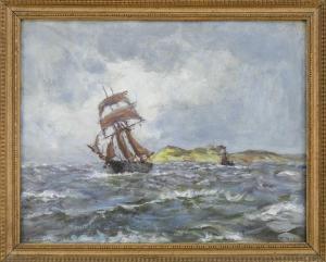 DOWNIE Patrick 1854-1945,GLEAMS IN THE STORM, FIRTH OF CLYDE,McTear's GB 2024-01-17