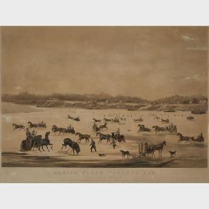 DOWNMAN J.T,BRITISH/CANADIAN SLEIGH SCENE TORONTO BAY, CANADA ,1853,Waddington's 2017-06-27