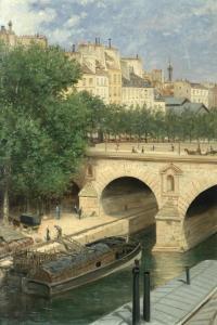 DOYEN Gustave 1837-1923,Le Pont Marie,1883,Bonhams GB 2019-07-17