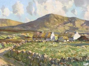 Doyle Arha William 1865-1891,IRISH THATCHED COTTAGES,Ross's Auctioneers and values IE 2017-12-06