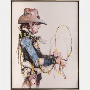 DOYLE John 1936-2010,Cowboys/Wrangler,1974,Gray's Auctioneers US 2015-11-18