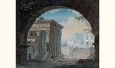 DRAHONET Pierre 1766-1817,ruines romaines animées de person,Artcurial | Briest - Poulain - F. Tajan 2003-12-16