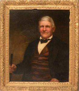 DRAKE Charles E 1865-1918,portrait of Nathaniel J. Mills, Sr.,19th century,Pook & Pook US 2010-06-17