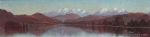 DRAKE Ernest 1890-1930,Lake Te Anau,1935,International Art Centre NZ 2012-08-29