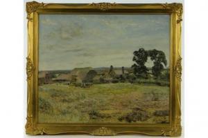 DRANE Herbert Cecil 1890-1905,View towards farm buildings,Burstow and Hewett GB 2015-04-29