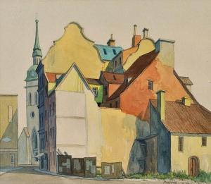 DRAPER MAURICE 1907-2012,Old houses,1972,Mallams GB 2014-07-11