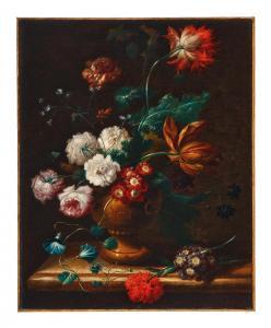 DRECHSLER Johann Baptist 1756-1811,Flowers in a vase,1789,Palais Dorotheum AT 2023-12-15
