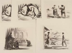 DREHER Richard Eduard,Sammlung Lithographien fünf Blatt aus der Folge V,1923,Mehlis 2018-08-23
