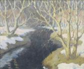 dresmanis F 1900,A Winter Creek Landscape,1947,Bonhams GB 2008-01-20