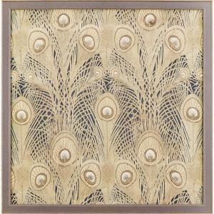 DRESSER Christopher 1834-1904,A repeat pattern of peacock feathers,1890,Lyon & Turnbull 2017-02-23