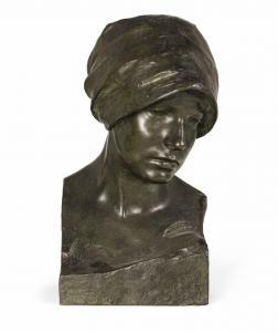 DRESSLER Alberto 1878-1949,Busto femminile,1907,Cambi IT 2024-03-28