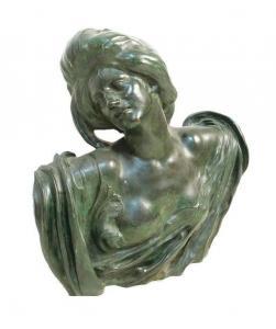 DRESSLER Conrad 1856-1940,bust of Evelyn Nesbit,1904,California Auctioneers US 2021-09-05