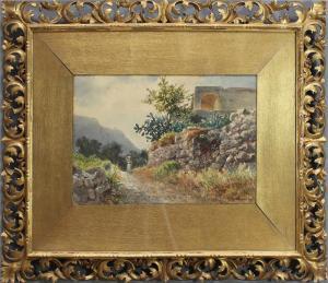 DRESSLER Friedrich W. Albert 1822-1897,Italienische Landschaft,Reiner Dannenberg DE 2013-03-18