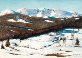 DRESSLER Hans 1869-1943,Winter in the Gian Mountains,Stahl DE 2015-09-26
