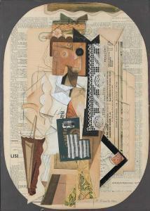 DREULLE Francois 1940,Portrait of a lady holding an umbrella,1964,Woolley & Wallis GB 2023-06-07