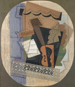 DREULLE Francois 1940,Still life with a violin,1964,Woolley & Wallis GB 2023-06-07