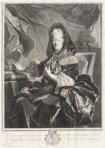 DREVET Pierre,Marie d'Orleans-Longueville, Duchess of Nemours,1707,Veritas Leiloes 2022-06-02