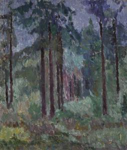 DREVIN Alexander 1889-1938,FOREST NEAR MOSCOW,1924,Sotheby's GB 2018-11-27
