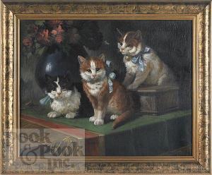 DREVS Otto,three kittens,1914,Pook & Pook US 2012-12-14