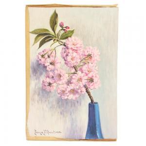 DREW George W 1875-1968,cherry blossom floral still life,1939,Ripley Auctions US 2024-03-30