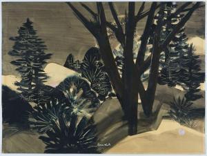 DREXEL Hans Christof 1886-1979,Winterlandschaft,Dobritz DE 2024-06-08