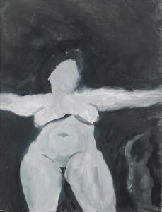 DREXLER sherman 1925-2014,Gray Figure,1989,Swann Galleries US 2015-05-12