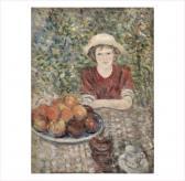 DREYFUS LEMAITRE Henri 1859-1946,Jeune fille au plat de fruits,Anaf Arts Auction FR 2008-04-07
