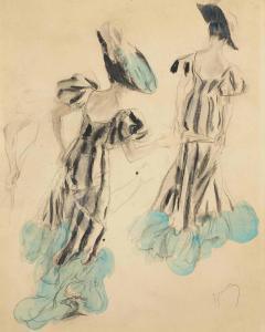 DRIAN Etienne Adrien 1885-1961,Elégantes vues de dos,Christie's GB 2014-01-23