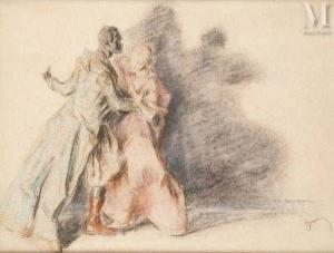 DRIAN Etienne Adrien 1885-1961,Le couple de danseurs,Millon & Associés FR 2024-01-25