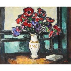DRIES Jean 1905-1973,"Anemones,",1963,Clars Auction Gallery US 2022-07-17