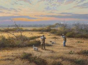 DRINKARD David 1948-2016,Hunters,Santa Fe Art Auction US 2020-11-14