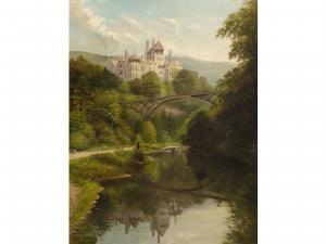 DRINKWATER A D,Paesaggio con castello,1891,Sesart's IT 2014-09-23