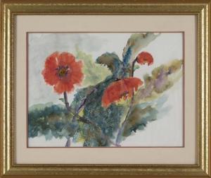 DRISCOLL NANCE,Cape Cod Contemporary Red flowers,Eldred's US 2017-06-22