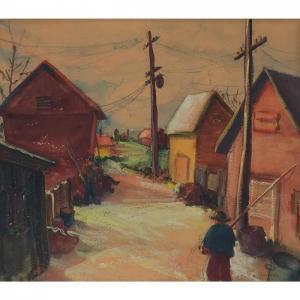 DRISKELL 1900-1900,City Scene,1935,Treadway US 2012-09-15