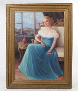 DRISKELL Eleanore Johnson 1900-1900,Portrait of Elizabeth Brown,Hindman US 2012-02-22
