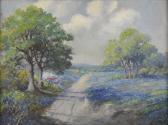 DRIVER ROSE 1896-1985,Untitled Bluebonnet Landscape,Heritage US 2007-05-19
