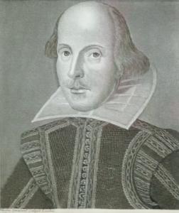 DROESHOUT Martin 1601-1652,Portrait of William Shakespeare.,David Lay GB 2008-07-31