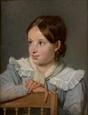 DROLLING Michel Martin 1786-1851,Jeune fille accoudée à une chaise,Binoche et Giquello FR 2016-06-10