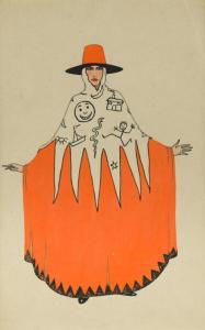 DRONSFIELD John Marsden,Costume design for a 'Teller of Fairy Tales' or 'T,Cheffins 2019-05-09