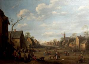 DROOCHSLOOT Joost Cornelisz 1586-1666,Fête villageoise,Binoche et Giquello FR 2017-04-21