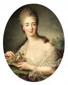 DROUAIS Francois Hubert,Portrait of Comtesse du Barry holding a woven bask,1770,Bonhams 2020-07-08