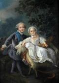 DROUAIS Hubert 1699-1767,Children at play, seated with goat - probably the ,Bonhams GB 2011-07-07
