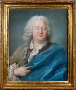 DROUAIS Hubert 1699-1767,Portrait en buste d\’Etienne Letexien de Mennetou ,Osenat FR 2022-03-19