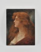 DROUZ 1800-1800,A Pre-Raphaelite-style Portrait of a Lady,Harlowe-Powell US 2012-01-28