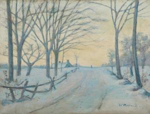 DROWN William Staples 1856-1915,Twilight on the Snow,Skinner US 2023-05-24