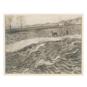DRUET Eugene 1868-1917,Vincent van Gogh's Laboureur dans un champ,1907-1912,Leland Little 2019-09-21