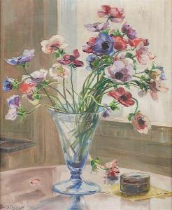 DRUMAUX Angelina 1881-1959,Composition florale printanière,Horta BE 2021-12-06