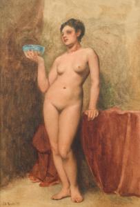 DRUMGOLE LINTON JAMES 1840-1916,Nude posing,Cheffins GB 2019-03-06